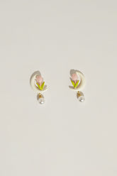 Pink Tulip Earrings