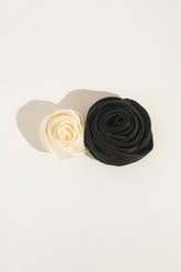 Rosebud Handmade Satin Flower Brooch