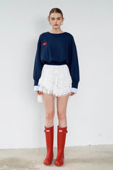 Flow Asymmetric Mini Skirt