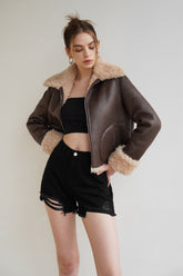 Magny Denim Shorts - Black