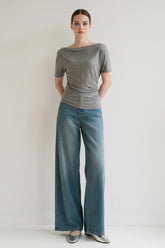 Clue Lyocell And Wool Top