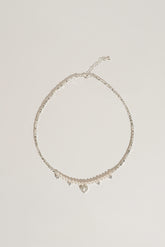 Heart And Pearl Necklace