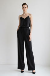 Second Spell Acetate Camisole - Black