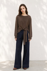 Caramel Jersey Top