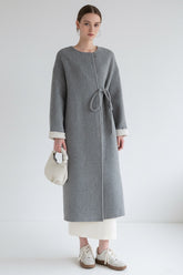 Inner Beauty Wool Coat - Grey