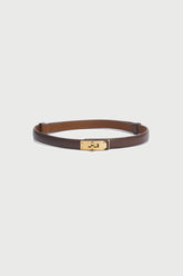 Hellen Leather Belt - Brown