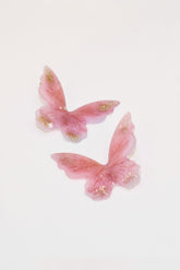 Purple Butterfly Earrings