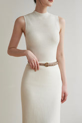 Starry Eyed Wool Tank - White