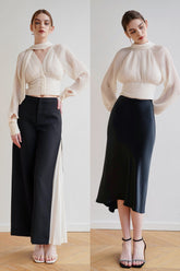 Pale Moon Pleated Top