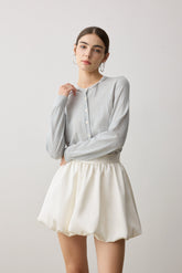 Seraphina Wool Cardigan - Pale Blue