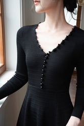 Serena Mini Dress - Black