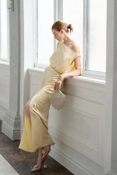 Pristine Acetate Maxi Dress