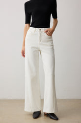Mantra Wide Leg Jeans - White