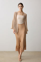 Vale Mohair And Wool Belted Cardigan