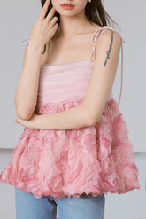 Flower Ocean Tulle Top