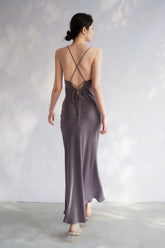 Emerald Cupro Maxi Dress