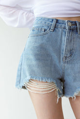 Magny Denim Shorts - Blue