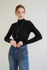Easy Life Machine Washable Wool Top - Black