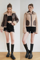 Winter Escape Reversible Shearling Jacket - Brown