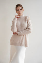 Sasha Cold Shoulder Wool Top