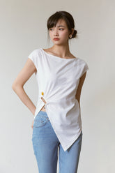 Romy Tulle and Jersey Top