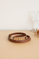 Grasp Leather Belt - Camel