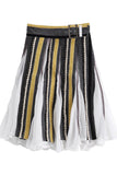 Alice In Wonderland Wool And Chiffon Wrap Skirt