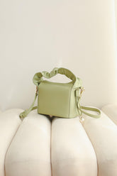 Myla Leather Tote - Green