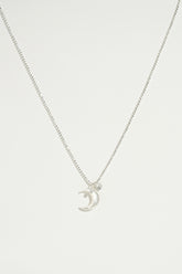 Crescent Sterling Sliver Necklace