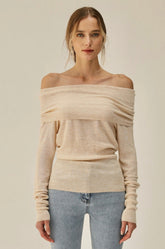 Love Language Knit Top - Beige