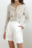 Airy Linen And Tencel Top