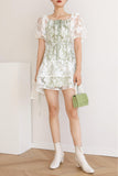 FOREST ORGANZA DRESS-DRESS-My Dearest