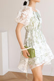 FOREST ORGANZA DRESS-DRESS-My Dearest