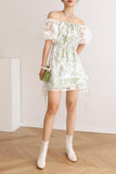 FOREST ORGANZA DRESS-DRESS-My Dearest