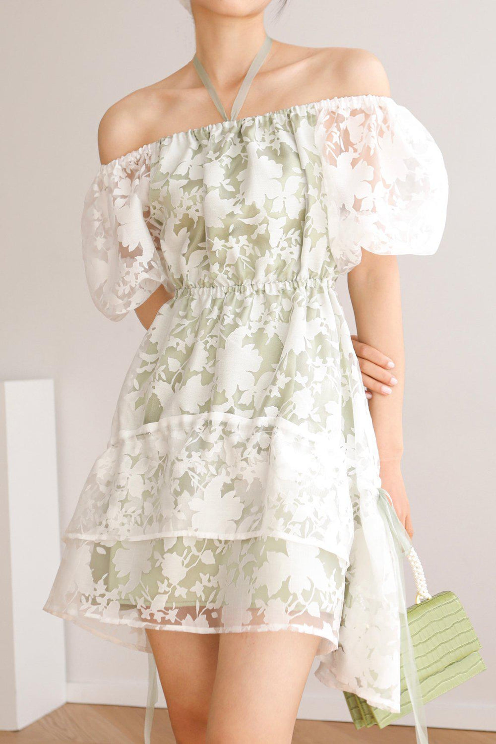 FOREST ORGANZA DRESS-DRESS-My Dearest