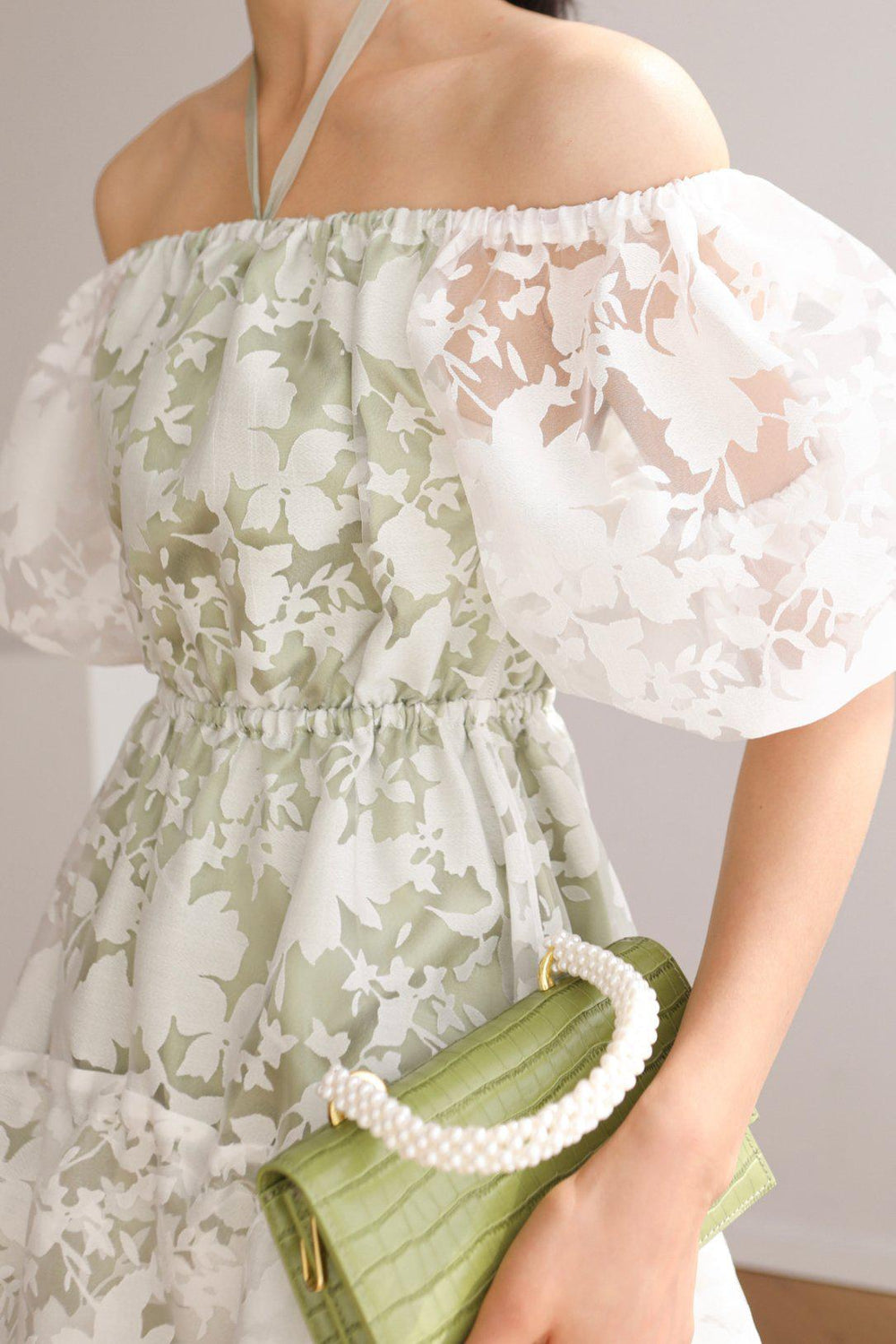FOREST ORGANZA DRESS-DRESS-My Dearest