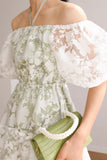 FOREST ORGANZA DRESS-DRESS-My Dearest