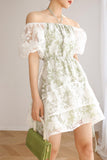 FOREST ORGANZA DRESS-DRESS-My Dearest