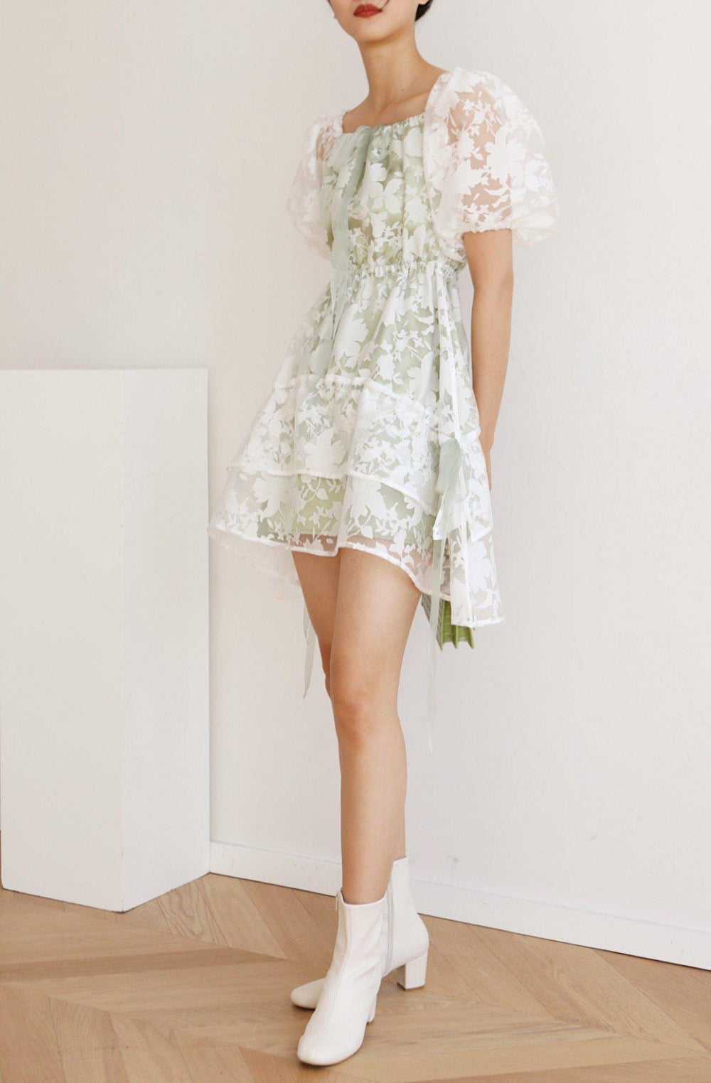 FOREST ORGANZA DRESS-DRESS-My Dearest