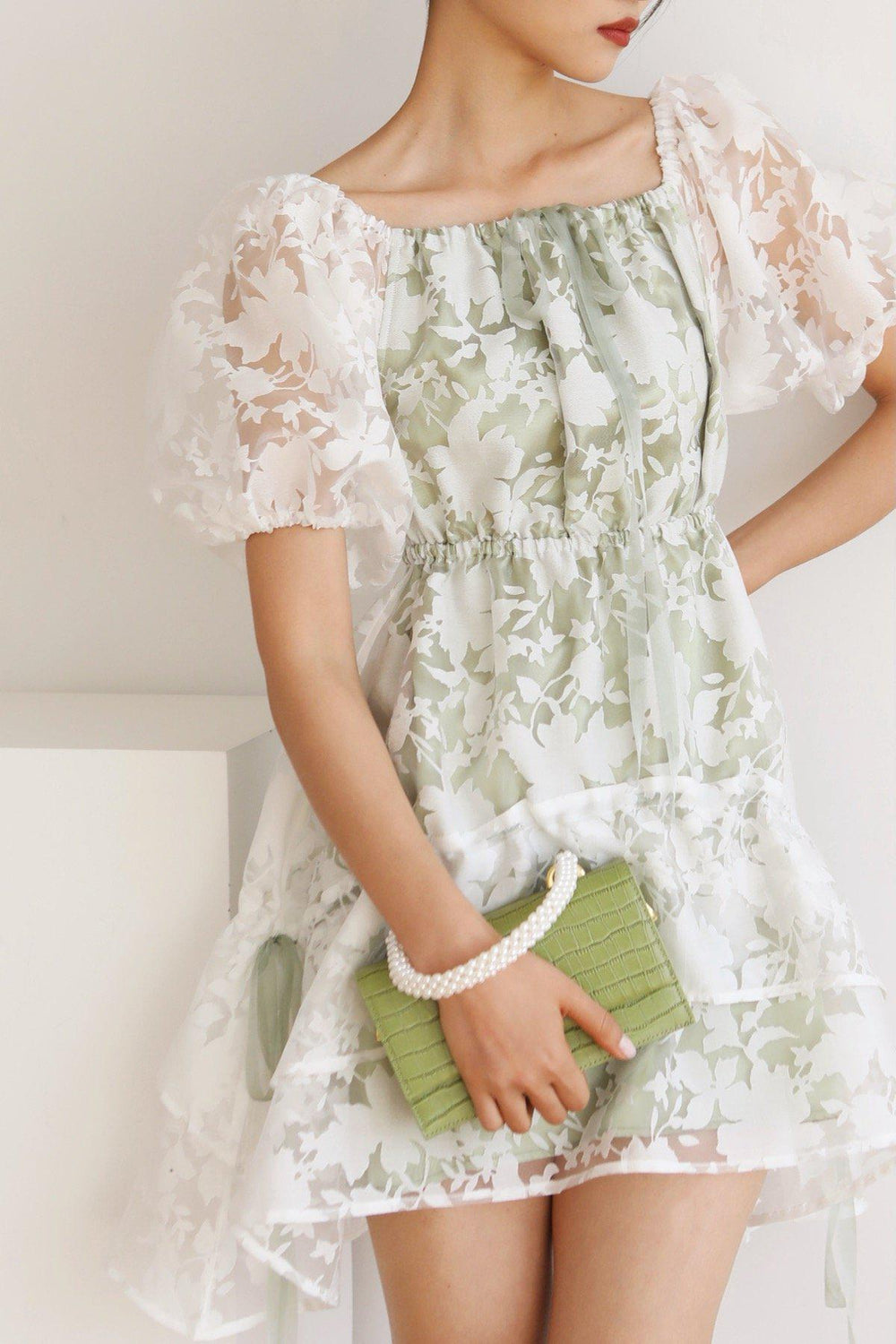 FOREST ORGANZA DRESS-DRESS-My Dearest