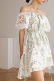 FOREST ORGANZA DRESS-DRESS-My Dearest