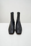 Rory Leather Ankle Boots - Black