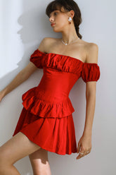 Lust For Life Off The Shoulder Mini Dress