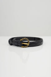 Laurent Leather Belt - Black