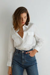 Sleek 60s Cotton Shirt