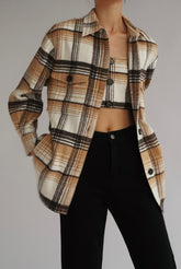 Clarke Wool Blend Flannel Jacket