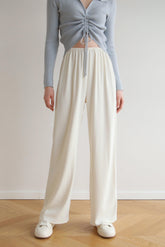 Gala Acetate Pants - White