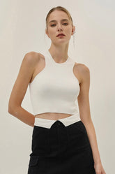 Vince Ribbed Knit Tank