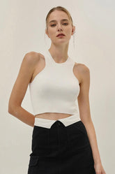 Vince Ribbed Knit Tank
