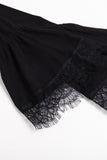 Midnight Dream Lace Trimmed Top